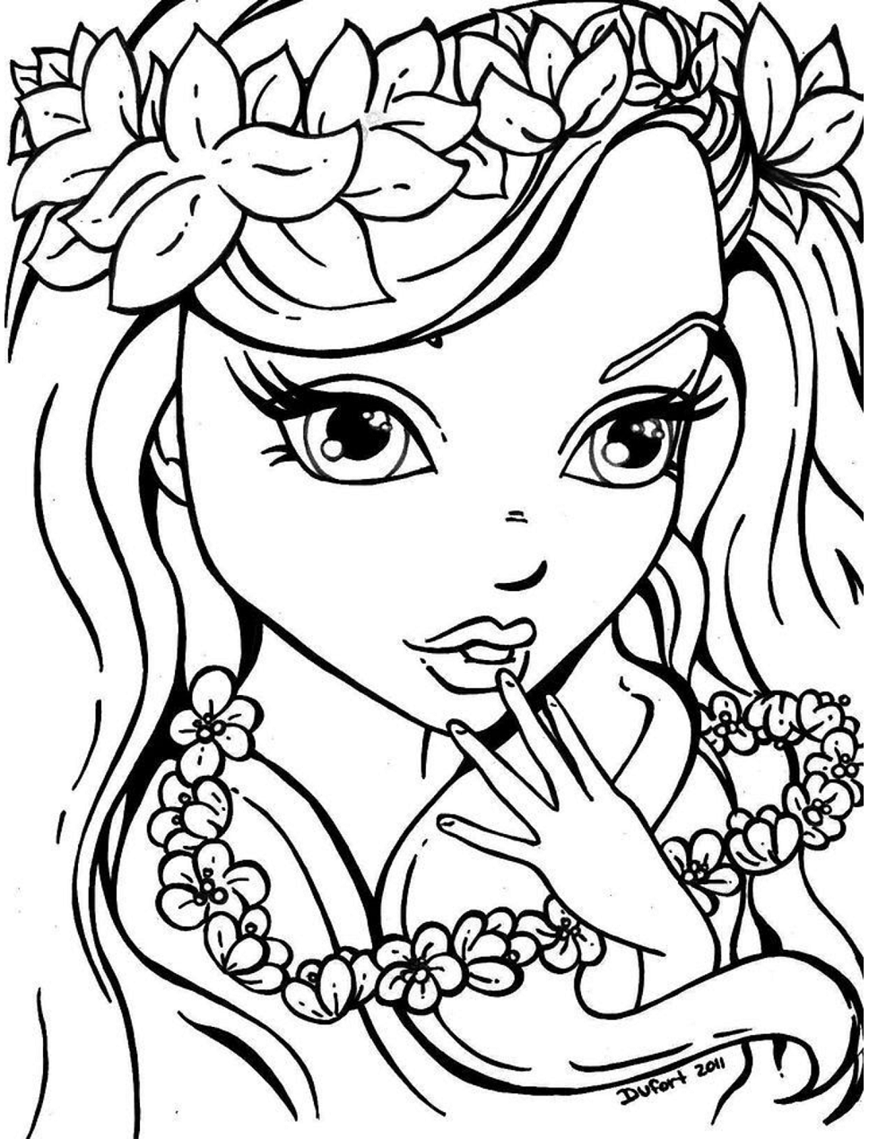 Girl Teenage Coloring Page Free Printable Coloring Pages For Kids