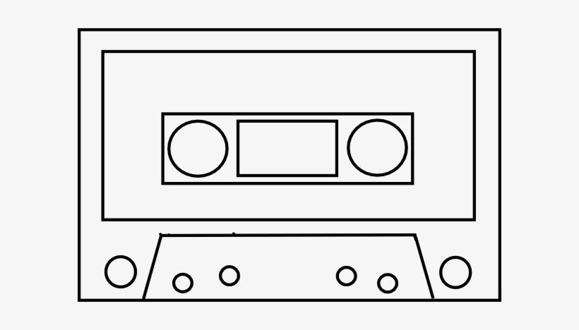 Cassette Tape - Coloring Pages