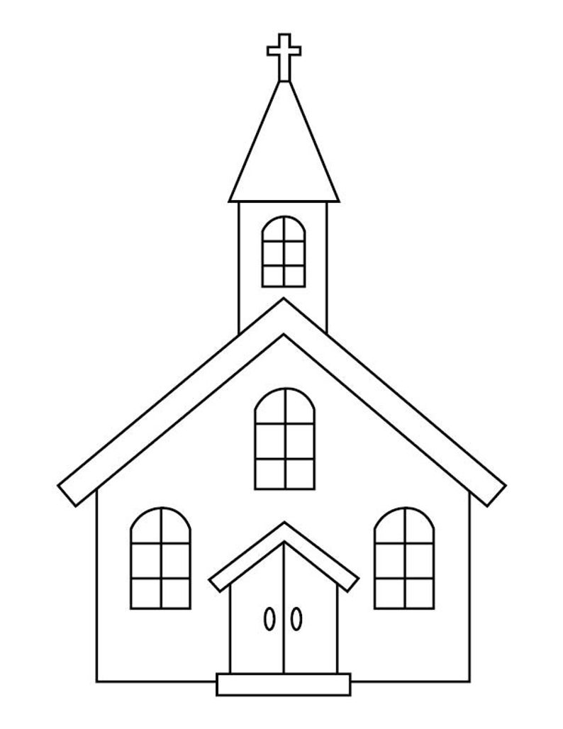 Download Small Church Coloring Page Free Printable Coloring Pages For Kids