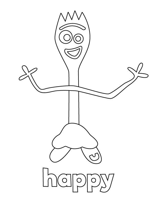 ducky and bunny toy story 4 coloring page  free printable