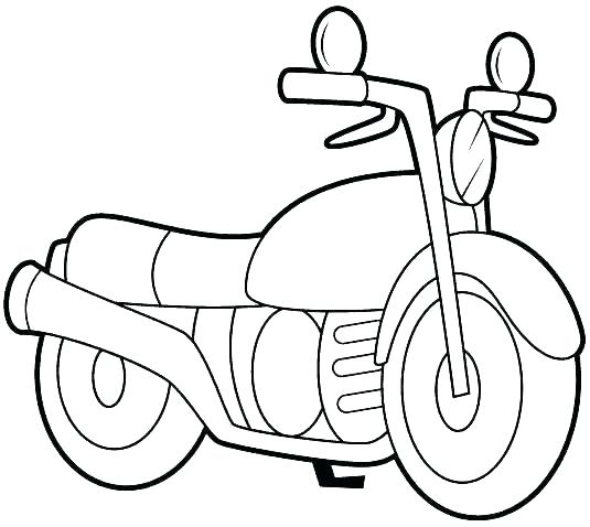 Motocicleta Desenho Para Colorir - Ultra Coloring Pages