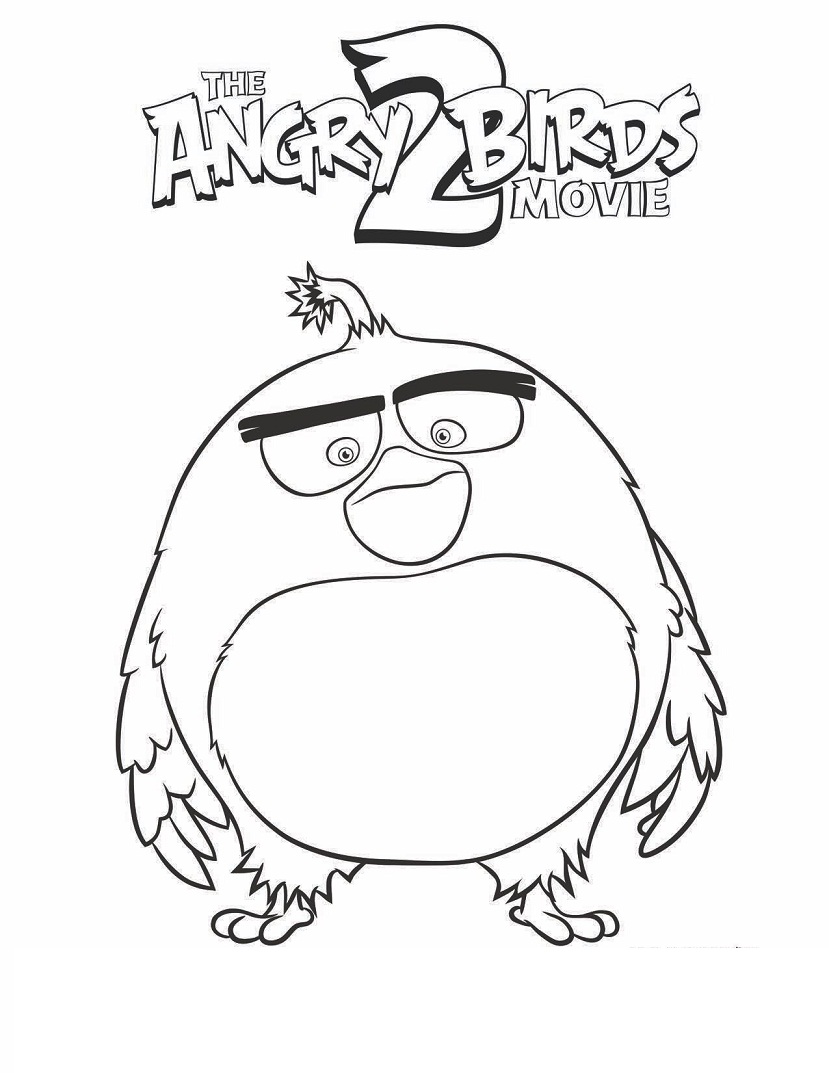 Bomb Angry Birds 20 Coloring Page   Free Printable Coloring Pages ...