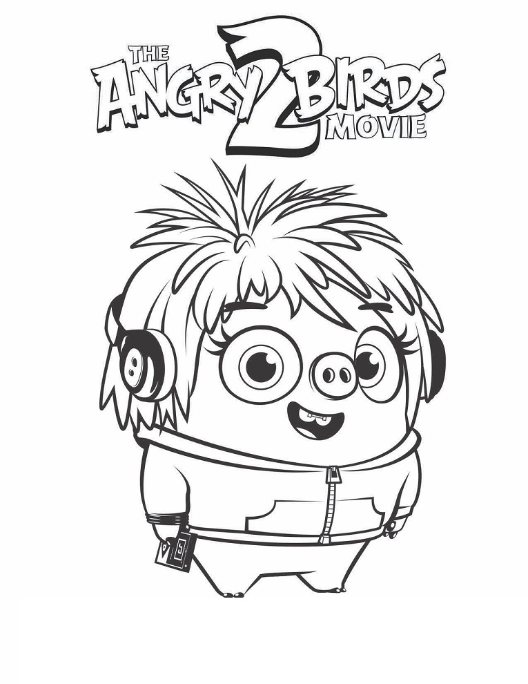 the angry birds movie coloring page pdf