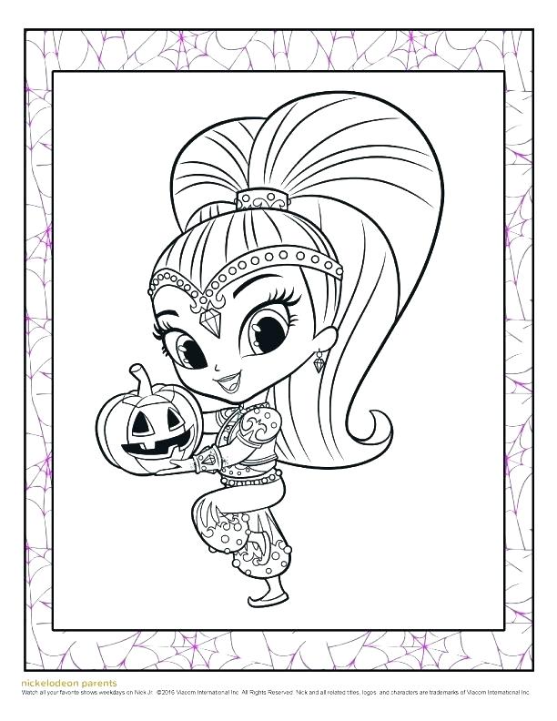 Shine Holding Pumpkin Coloring Page - Free Printable Coloring Pages for