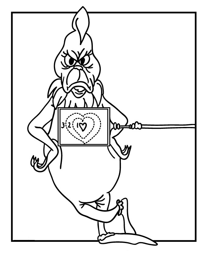 angry grinch coloring page  free printable coloring pages