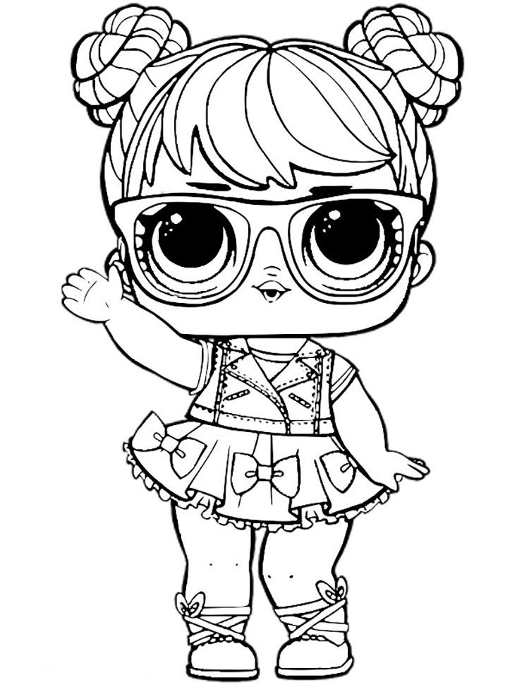 Bon Bon Lol Doll Coloring Page Free Printable Coloring Pages for Kids