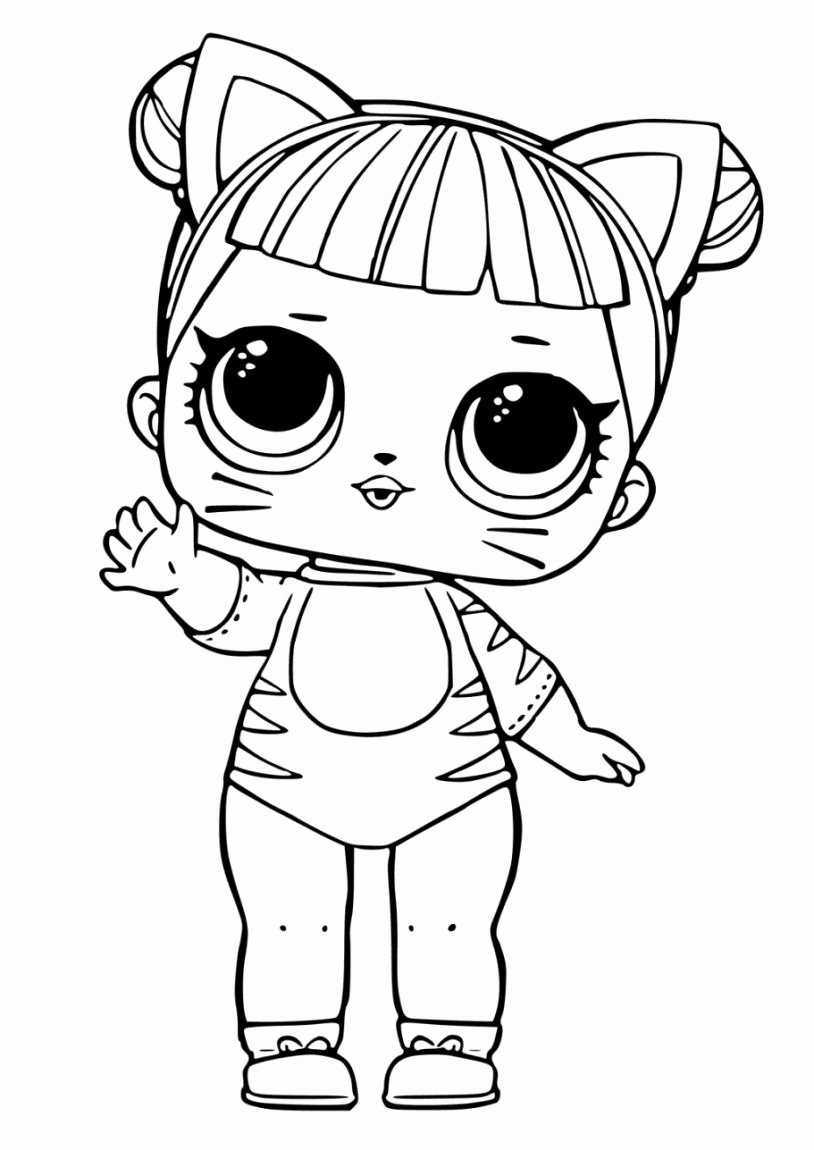 Baby Cat Lol Doll Coloring Page   Free Printable Coloring Pages ...