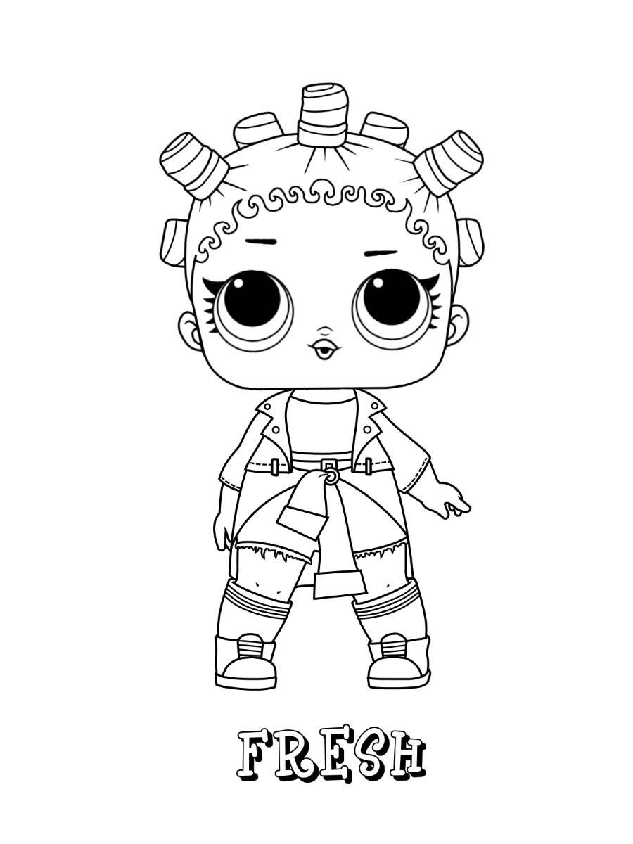 Fresh Lol Doll Coloring Page   Free Printable Coloring Pages for Kids