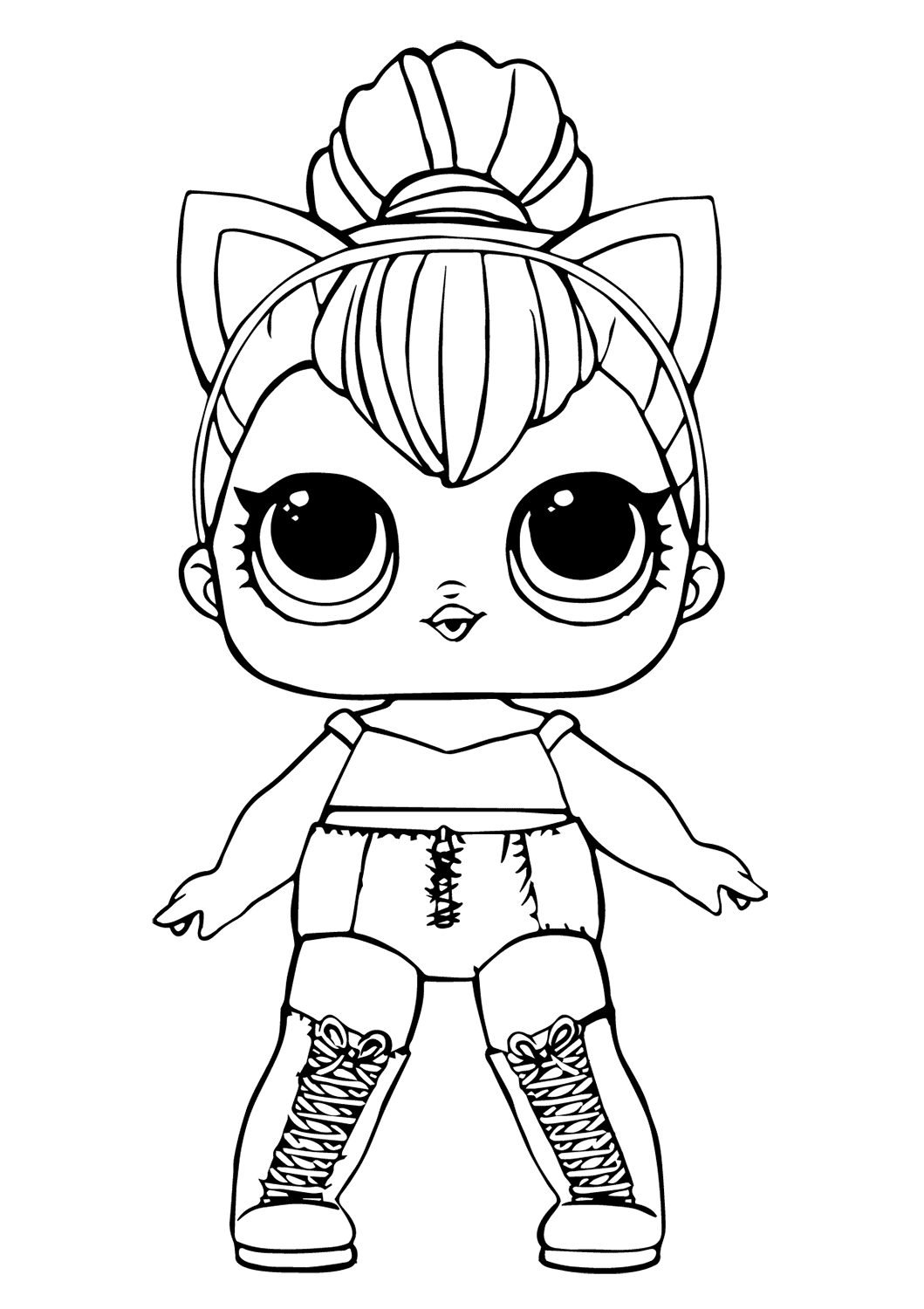 Kitty Queen Lol Doll Coloring Page   Free Printable Coloring Pages ...