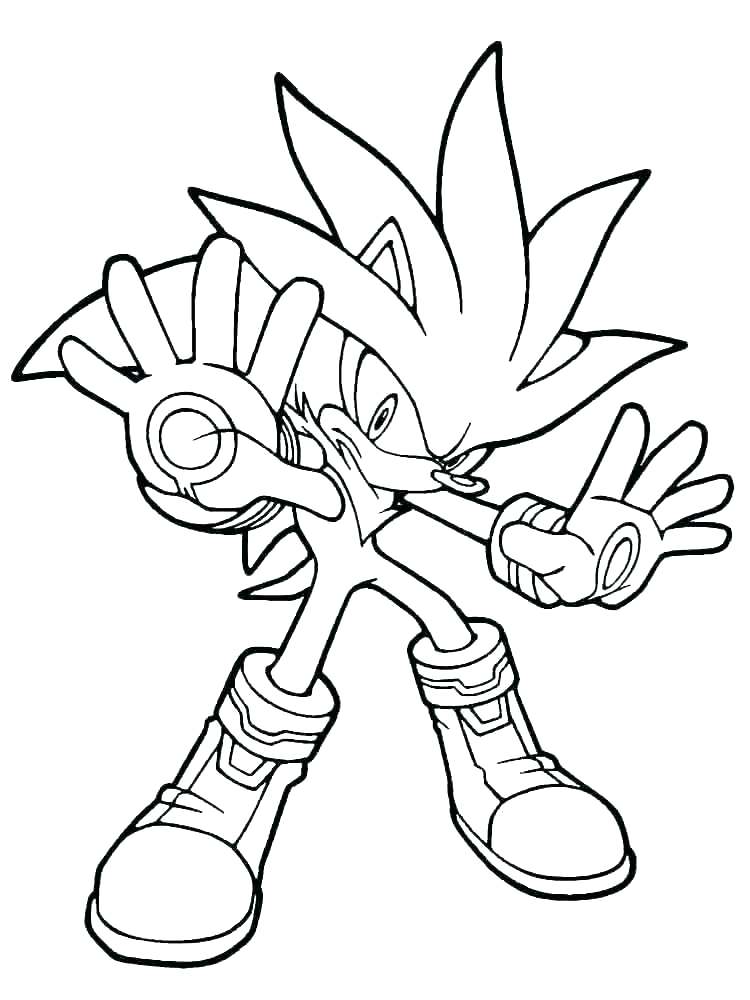 silver the hedgehog coloring page  free printable coloring