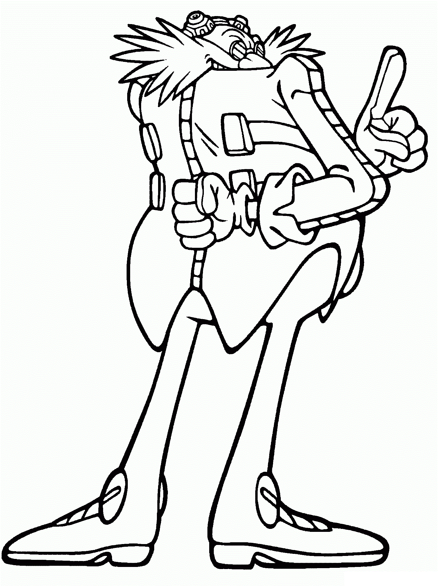 Doctor Eggman Coloring Page Free Printable Coloring Pages For Kids
