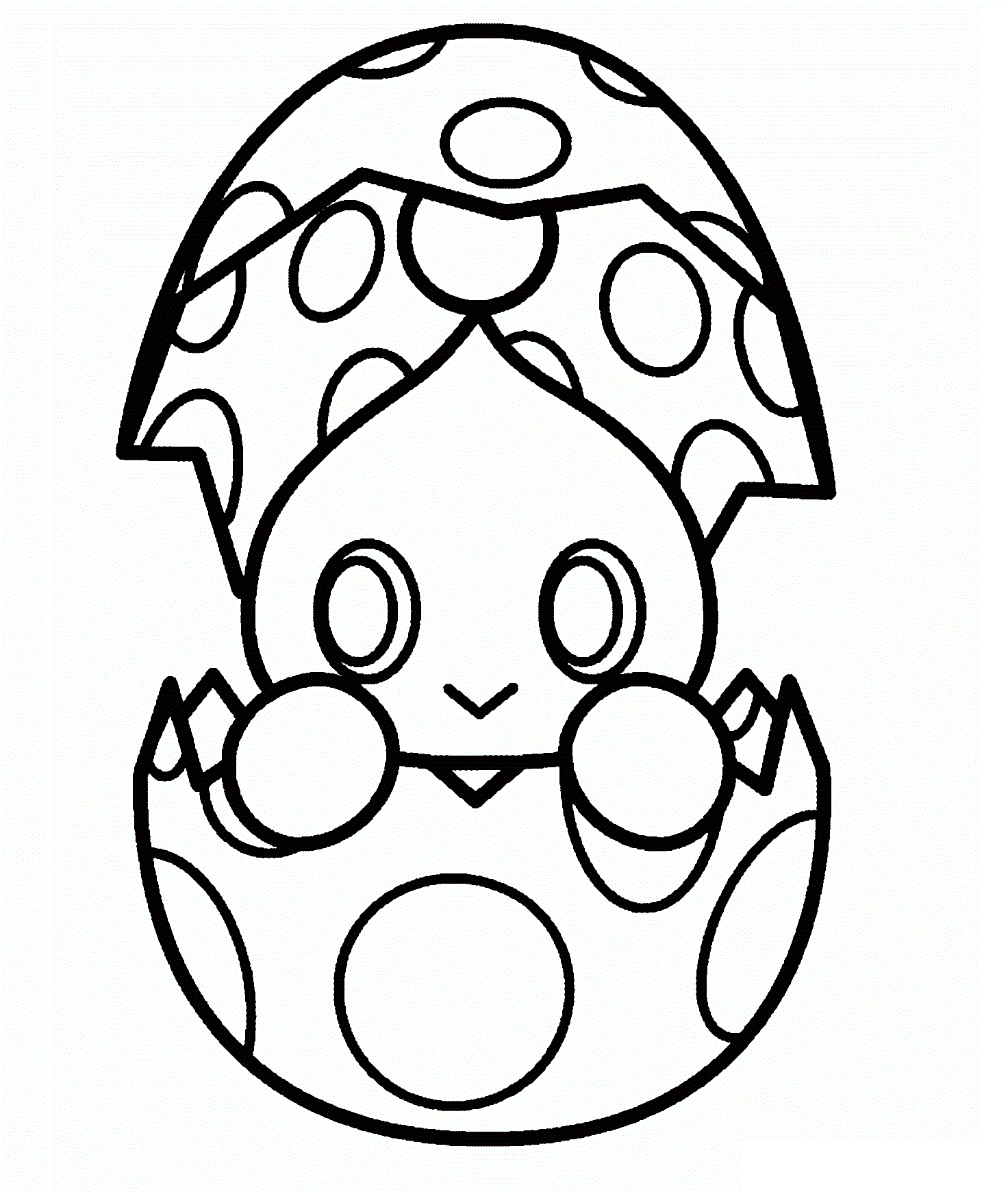 Dark Chao, evil mascot of Sonic coloring page printable game