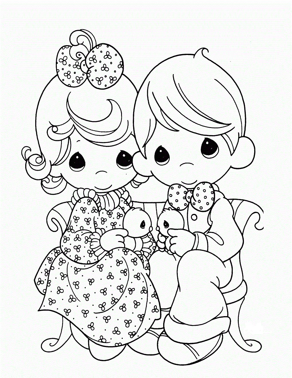 precious moments alphabet coloring pages
