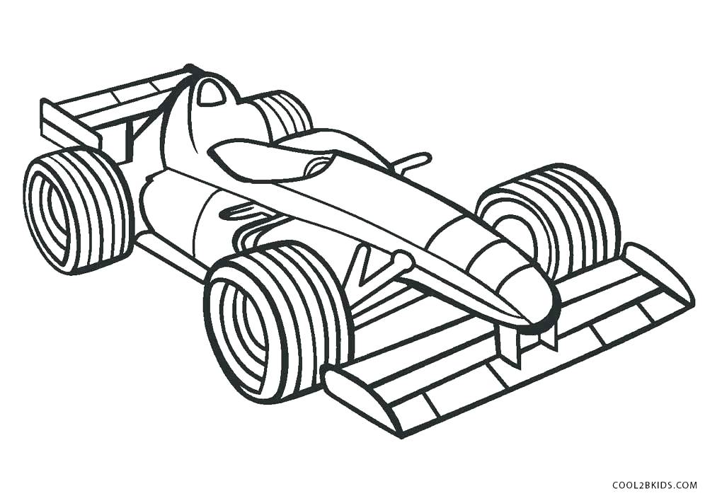 A Formula 1 - Coloring Pages