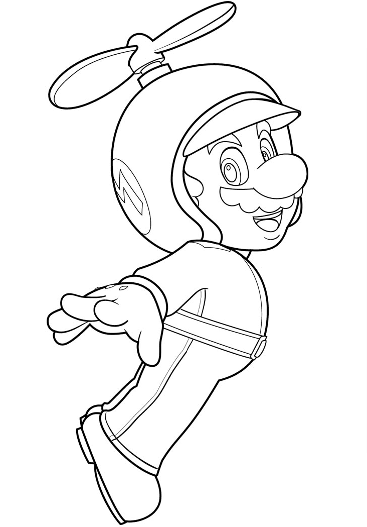 Desenho Super Mario Bros Koopa (Bowser) Baby para colorir