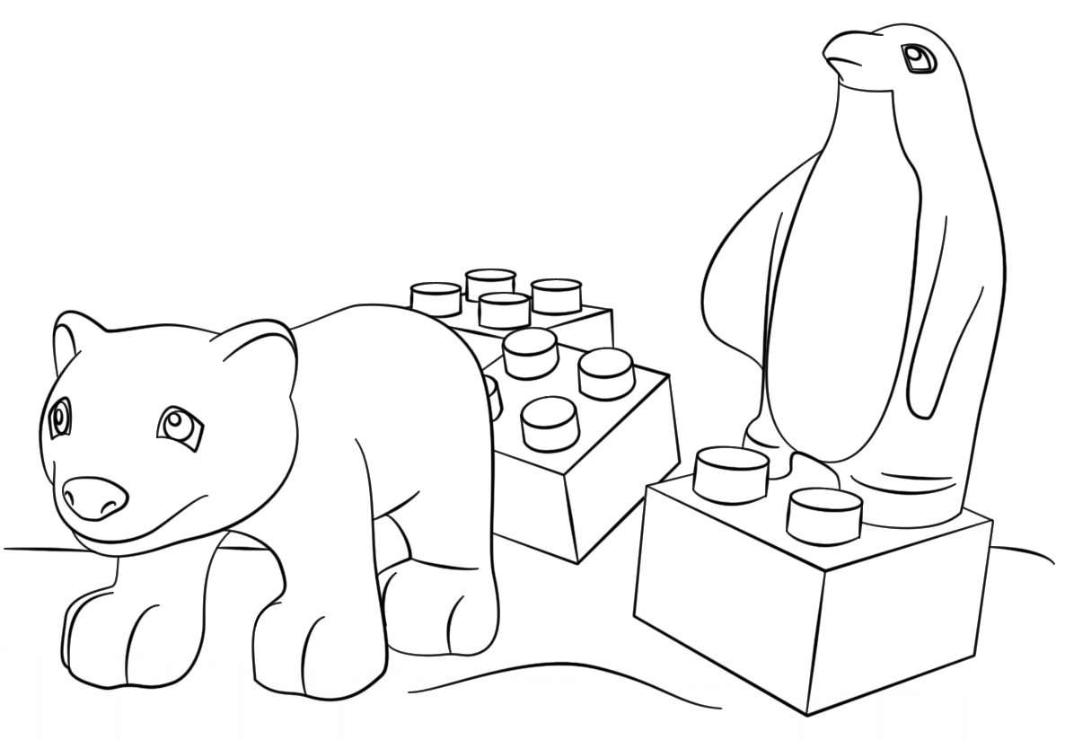 9500 Collections Lego Animal Coloring Pages  Free