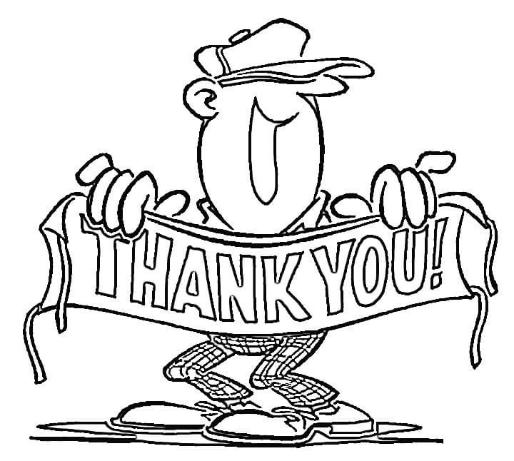 Thank You Coloring Page Free Printable Coloring Pages for Kids