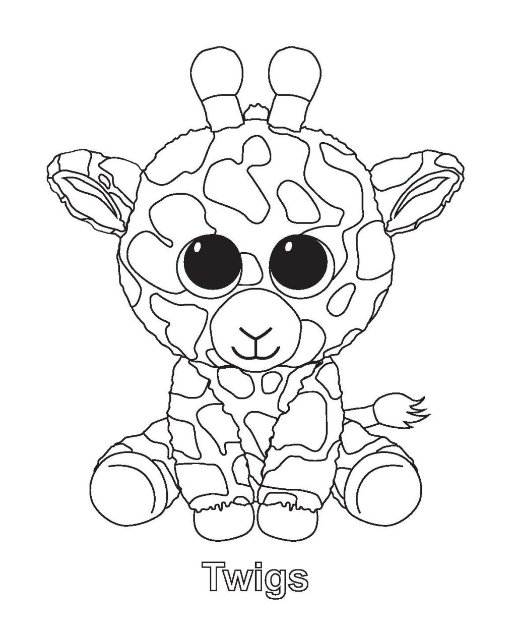 Beanie Boo Coloring Pages - Free Printable Coloring Pages for Kids