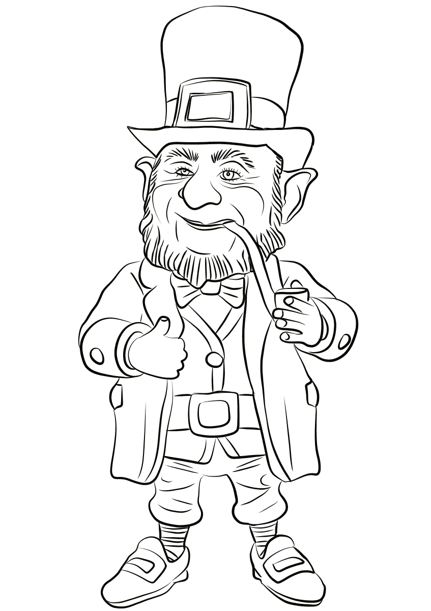 Download Leprechaun Coloring Page Free Printable Coloring Pages For Kids