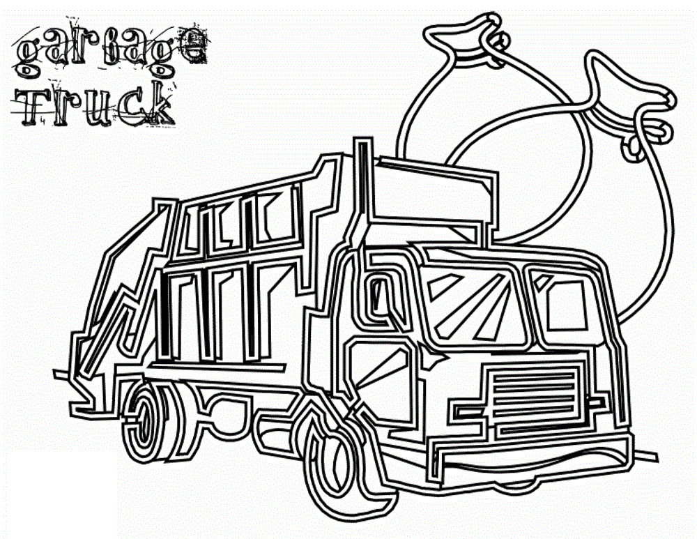 Featured image of post Garbage Truck Coloring Pages free rubbish trucks coloring for your clean fun activities of city sanitation rear loaders