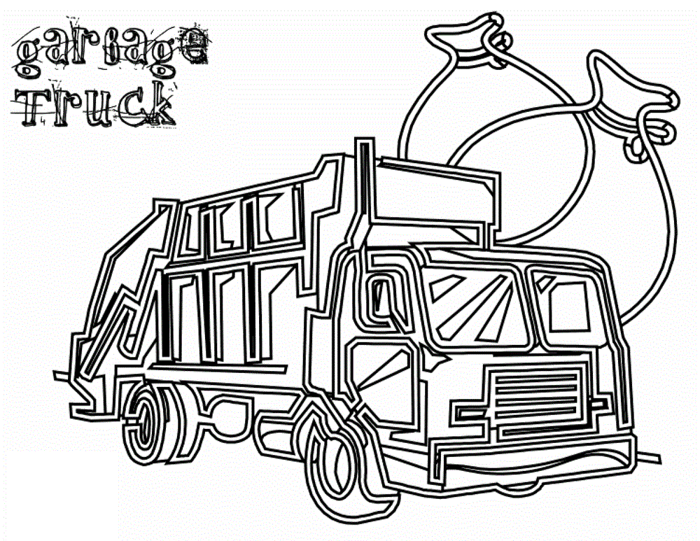 20 Garbage Truck Coloring Pages (Free PDF Printables)