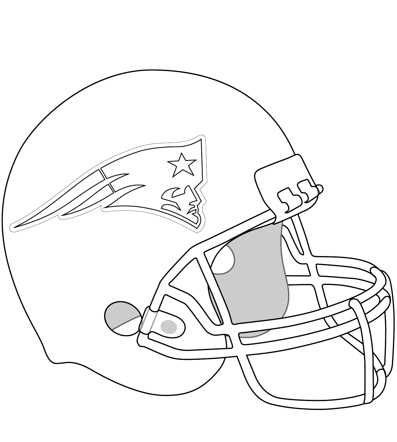 new england patriots coloring pages