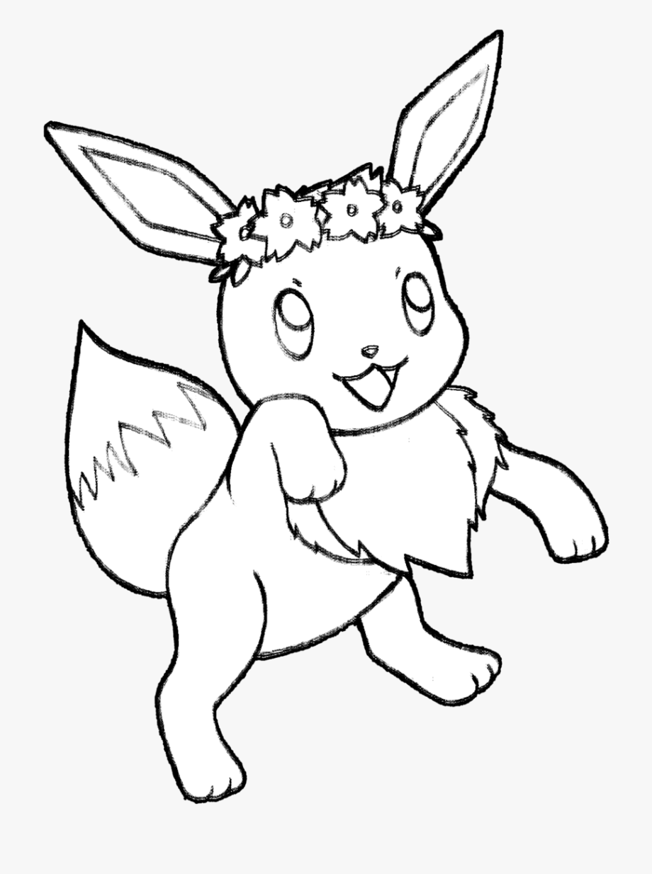 Pokemon Coloring Pages Eevee Pokemon Coloring Page Eevee Coloring Pics  Coloring Home - davemelillo.com