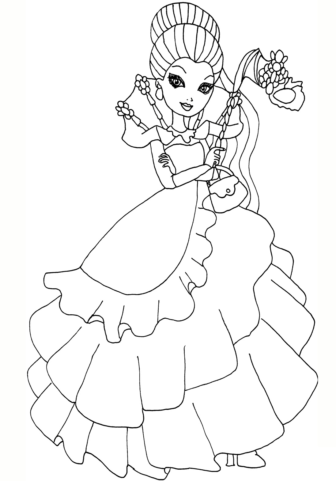 Thronecoming Raven Queen Coloring Page   Free Printable Coloring ...