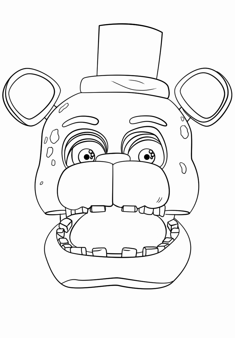 Five Nights At Freddy S Coloring Pages Free Printable Coloring Pages For Kids