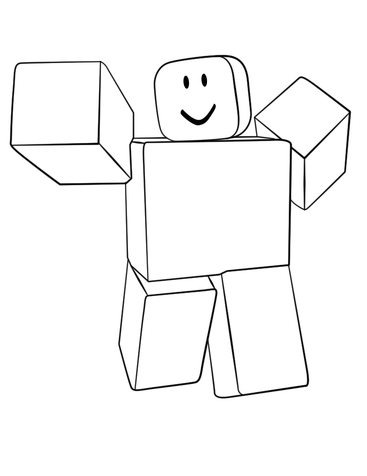 Roblox Coloring Pages Free Printable Coloring Pages For Kids - roblox character coloring page