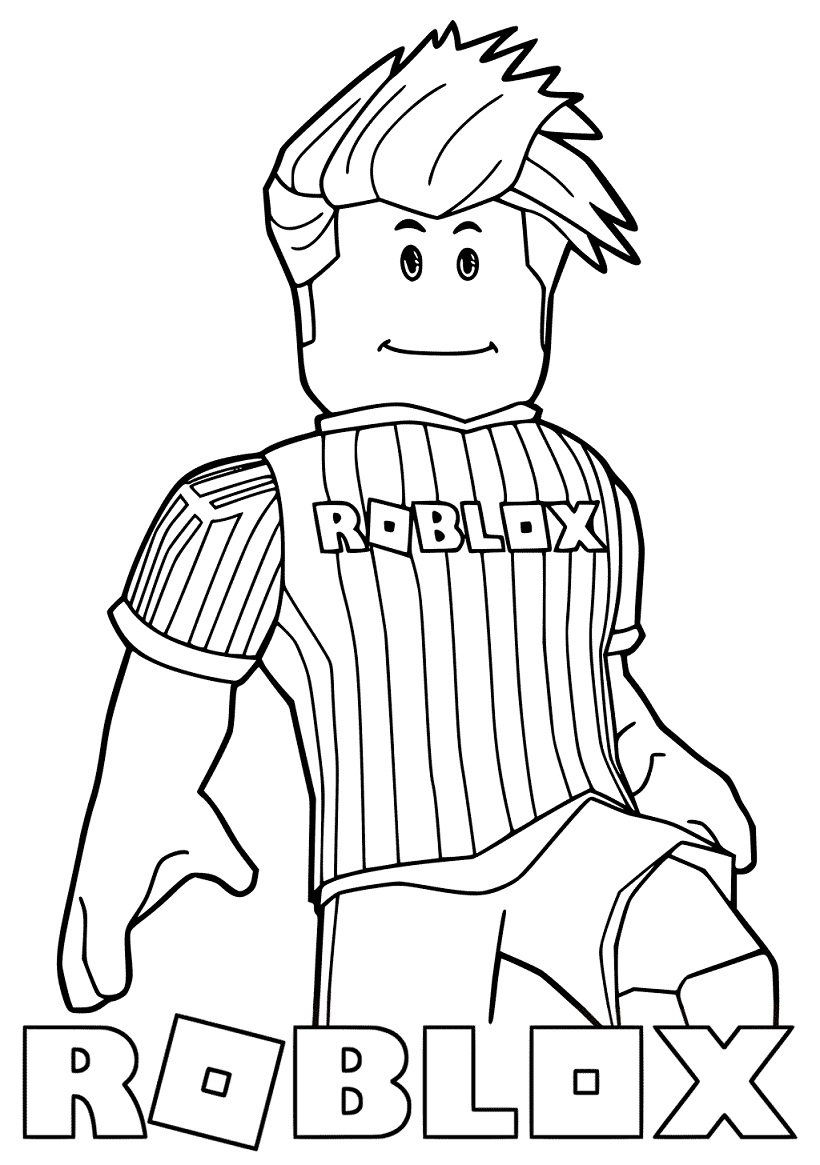 Roblox Noob Fight Render coloring page