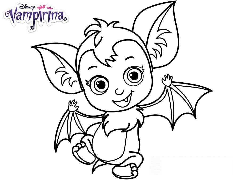 Vampirina Coloring Pages Printable coloring pages for kids