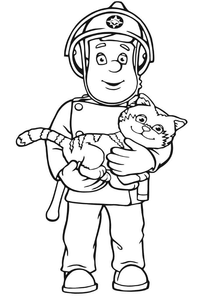 Fireman Sam Coloring Pages Free Printable Coloring Pages For Kids