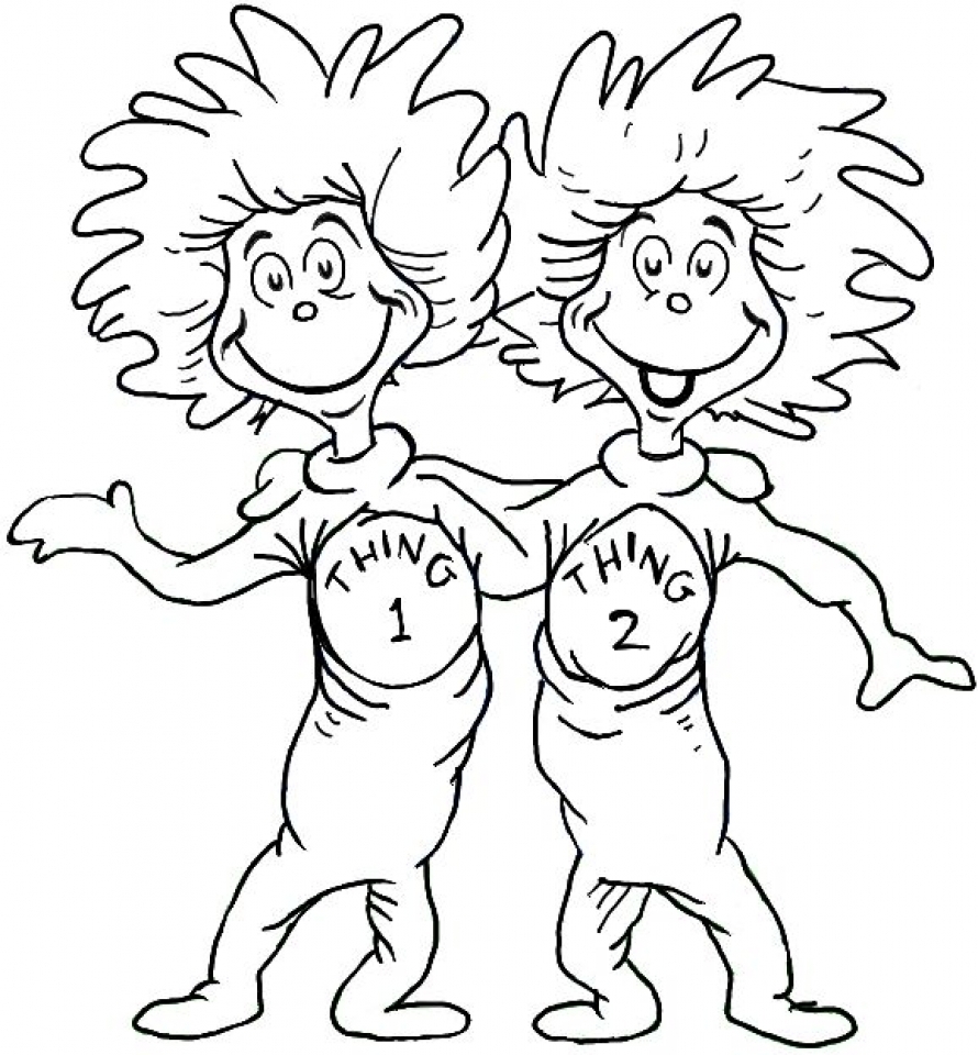 510  Dr Seuss Coloring Pages Cat In The Hat  Free