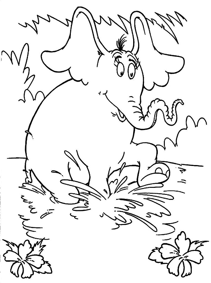 Horton On The River Coloring Page Free Printable Coloring Pages For Kids