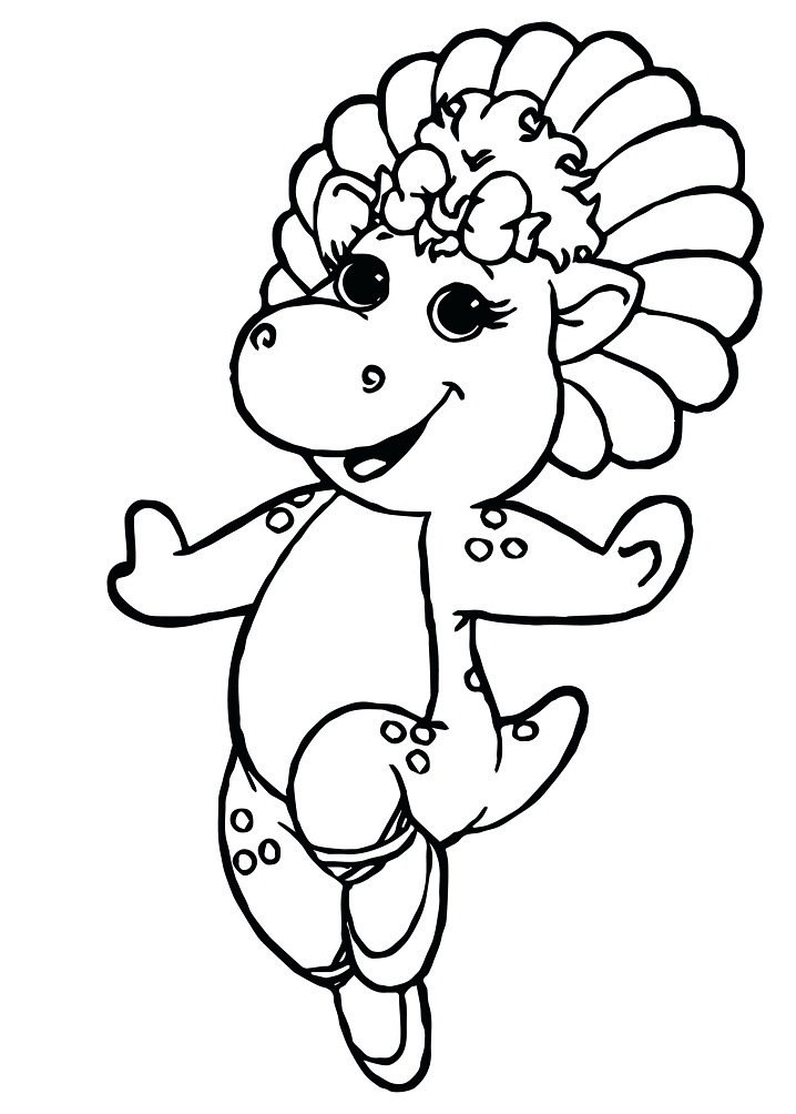  41  Free Coloring Pages Barney Best