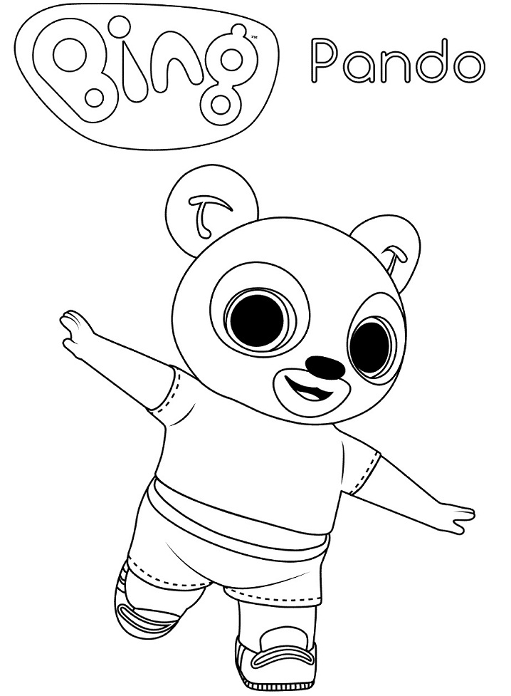 Bing Coloring Page - Free Printable Coloring Pages for Kids
