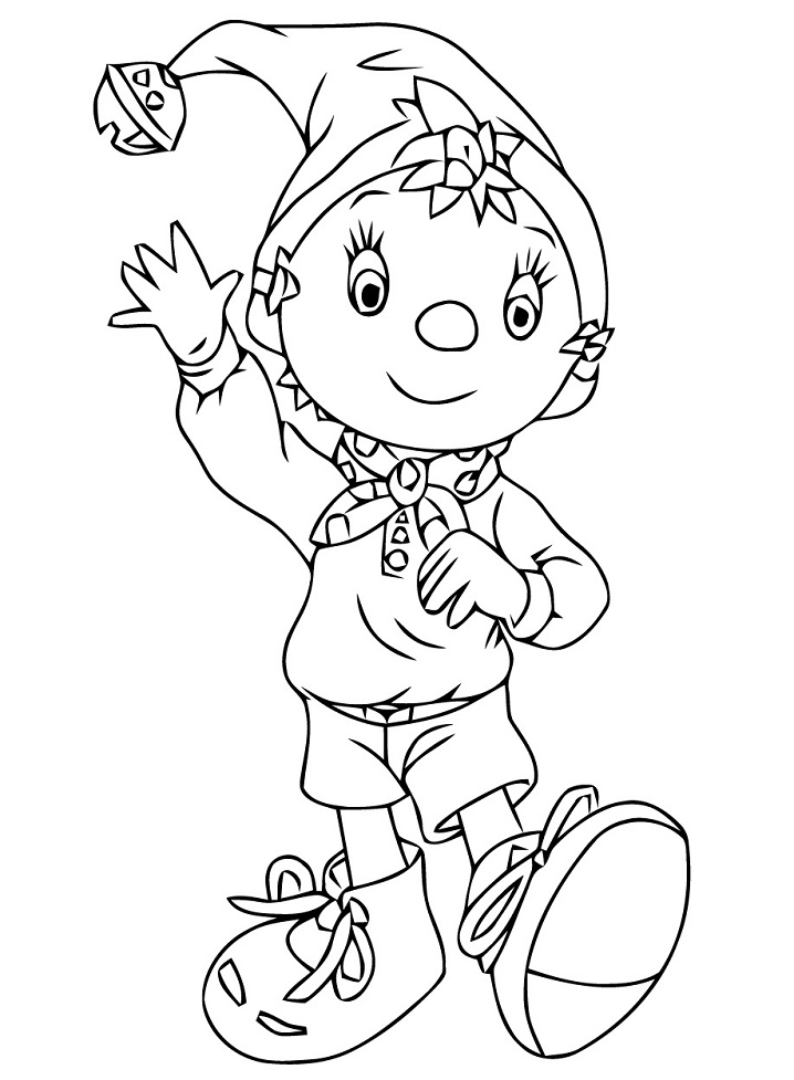 Download Noddy Says Hi Coloring Page - Free Printable Coloring Pages for Kids