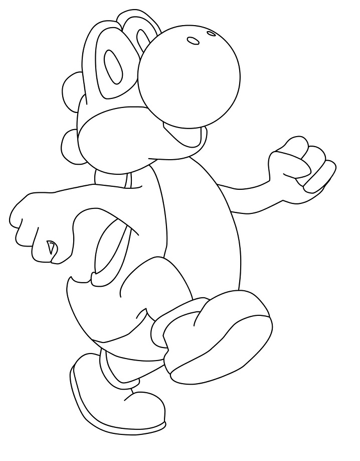 440 Collections Yoshi Coloring Pages Online  Latest HD