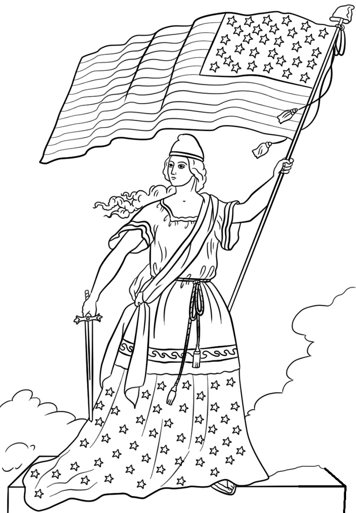 american revolution soldier coloring pages