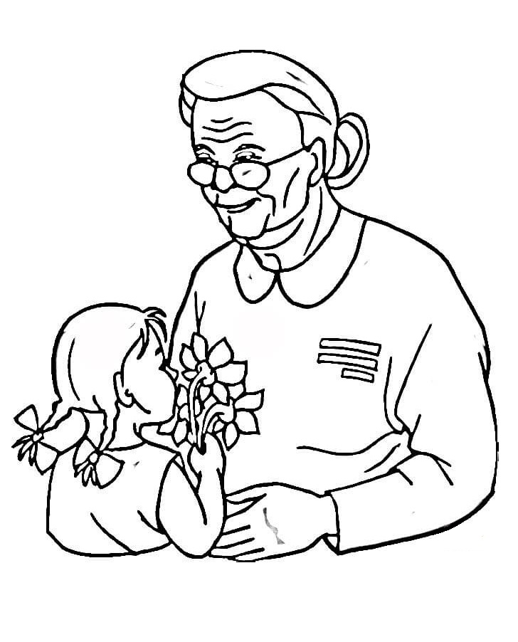 veterans day for grandma coloring page  free printable