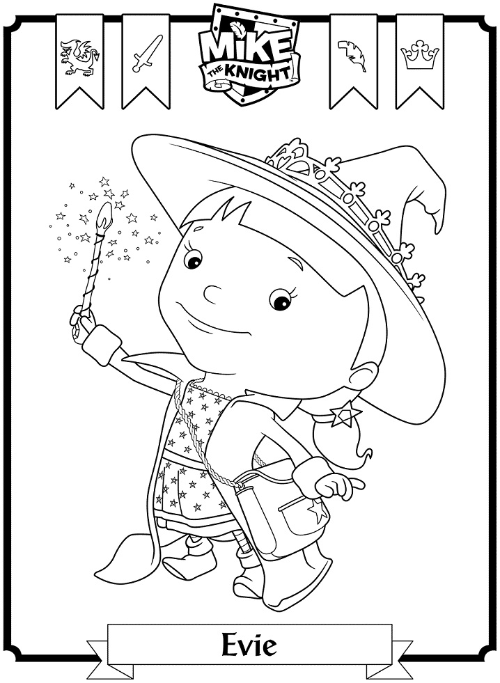 Princess Evie Coloring Page - Free Printable Coloring Pages for Kids