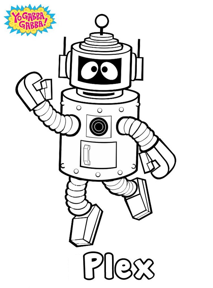 Yo Gabba Gabba Coloring Pages Free Printable Coloring Pages For Kids