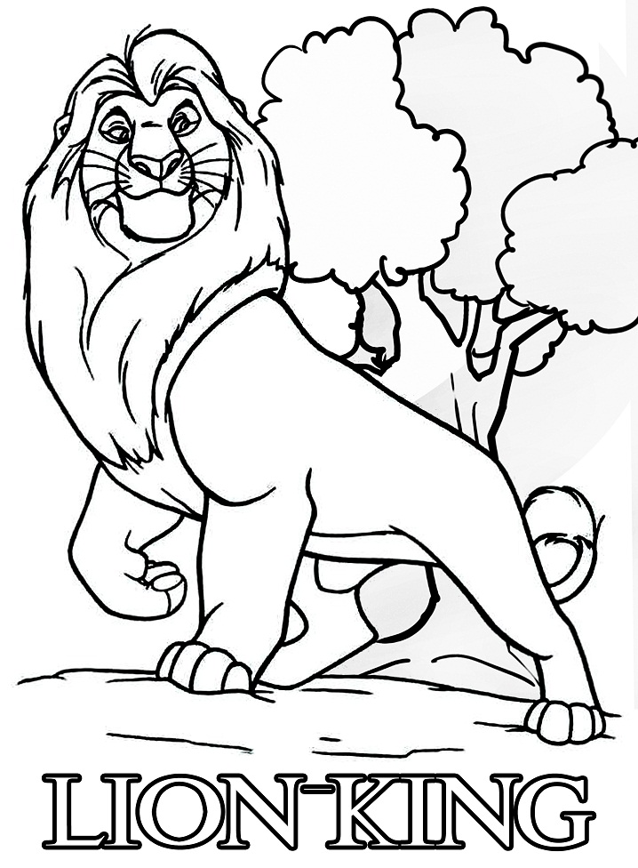 Lion King Coloring Page Free Printable Coloring Pages For Kids