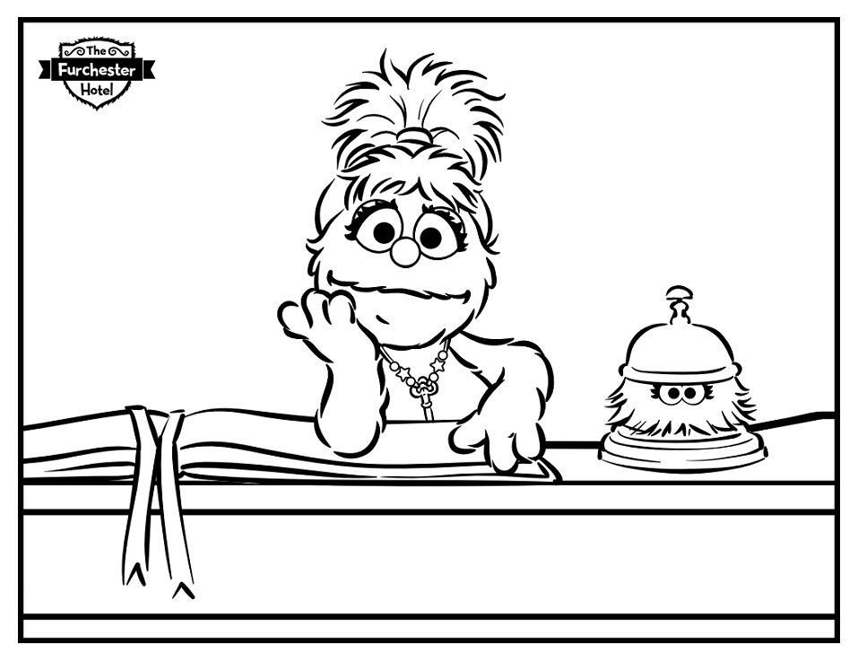 The Furchester Hotel Coloring Page