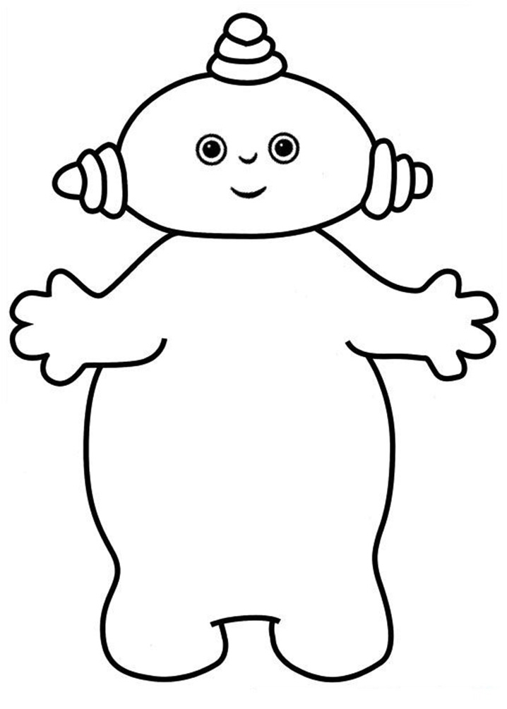 In The Night Garden Coloring Page In The Night Garden Coloring Page