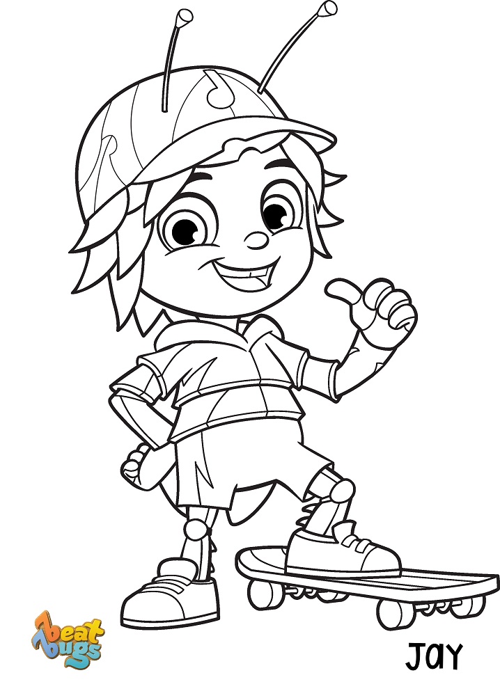 Beat Bugs Coloring Pages Free Printable Coloring Pages For Kids