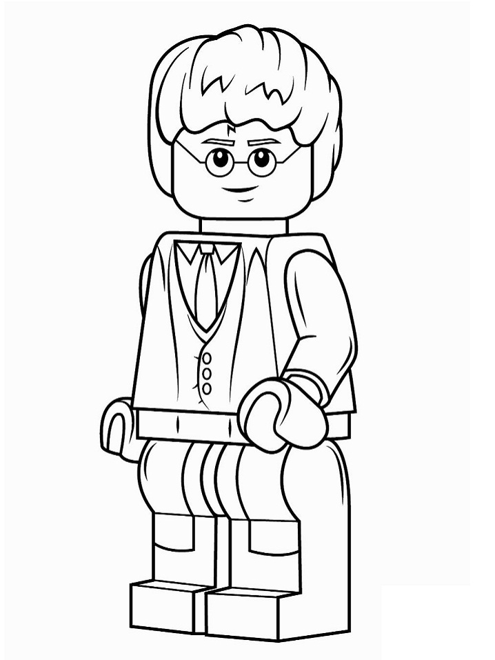 Lego Harry Potter Coloring Page - Free Printable Coloring ...