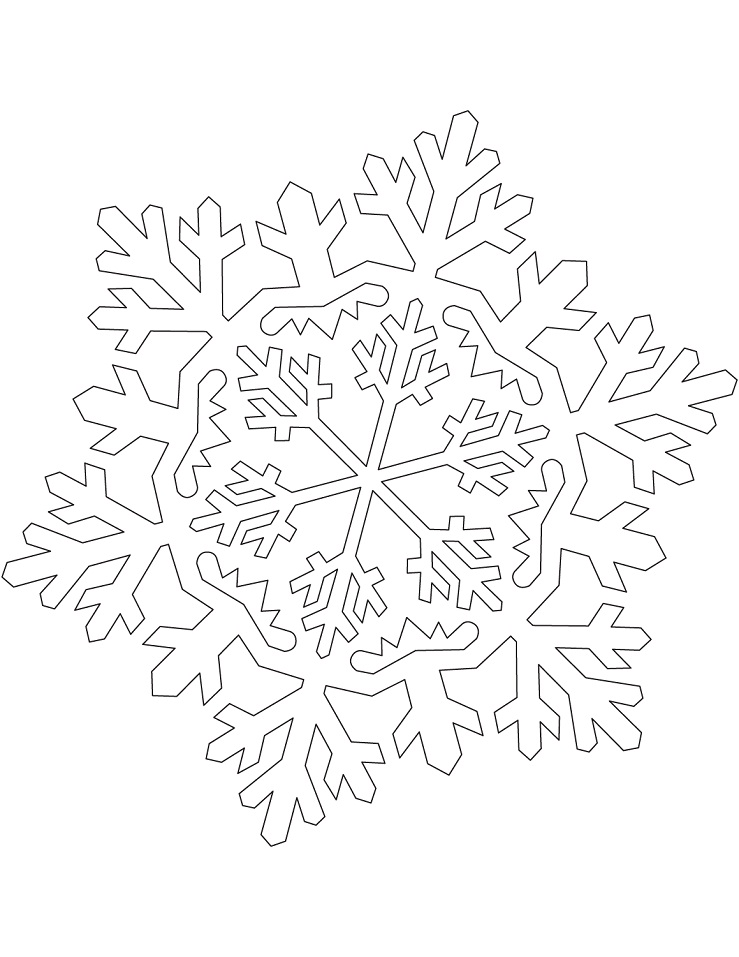 Snowflake Coloring Pages - Free Printable Coloring Pages for Kids