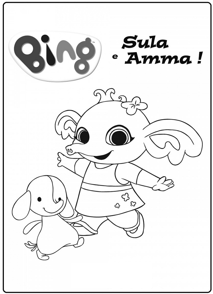 Bing Coloring Pages Free Kids Coloring Pages